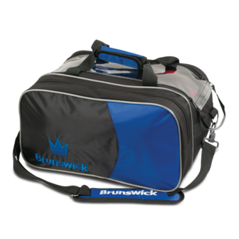 Bowlingtas Brunswick Tournament Double Tote With Pouch Royal