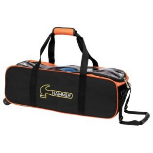 Bowlingtas Hammer Premium Triple Tote Black-Orange