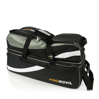 Bowlingtas pro bowl 3 ball tote with shoebag