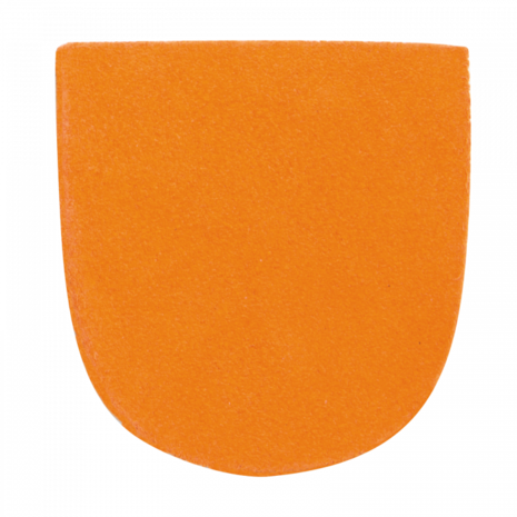 Schoenzolen Brunswick (Slide 7) Leather Heel Orange