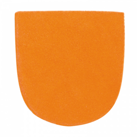 Schoenzolen Brunswick (Slide 7) Leather Heel Orange